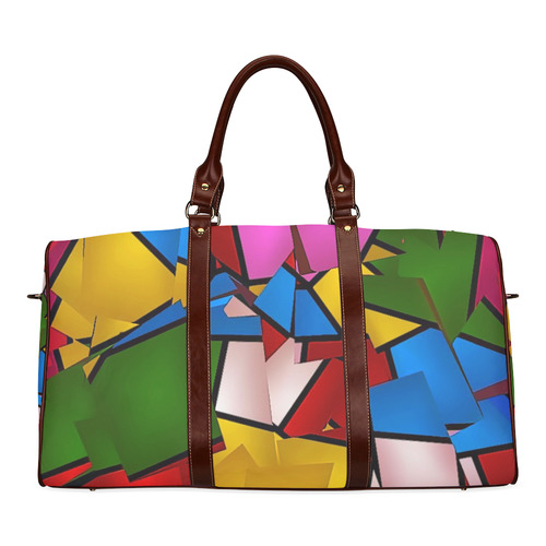 Lightning Pattern by Artdream Waterproof Travel Bag/Large (Model 1639)