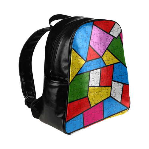 Puzzle Dream by Popart Lover Multi-Pockets Backpack (Model 1636)