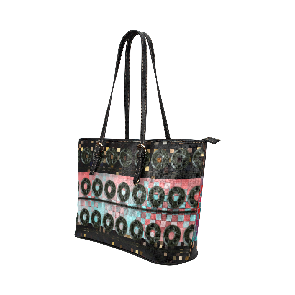 Zappy Mix Leather Tote Bag/Large (Model 1651)