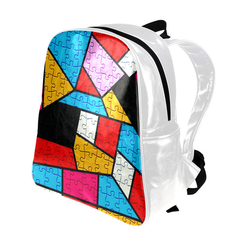 Puzzle Dream by Popart Lover Multi-Pockets Backpack (Model 1636)