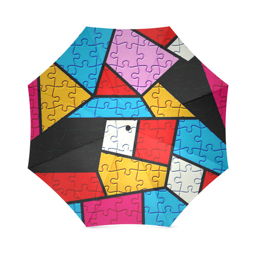 Puzzle Dream by Popart Lover Foldable Umbrella (Model U01)