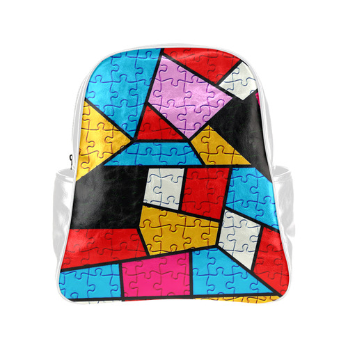 Puzzle Dream by Popart Lover Multi-Pockets Backpack (Model 1636)