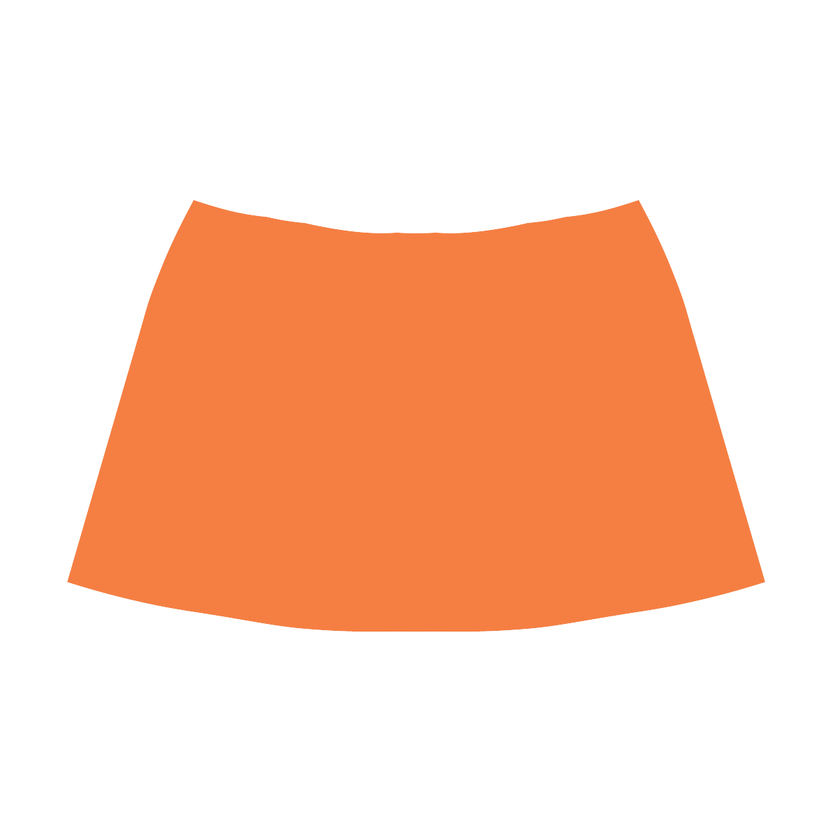 Orange! Is new edition of Designers long Skirts for women 2016 edition Mnemosyne Women's Crepe Skirt (Model D16)