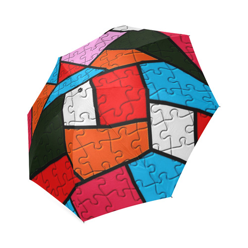 Puzzle Dream by Popart Lover Foldable Umbrella (Model U01)