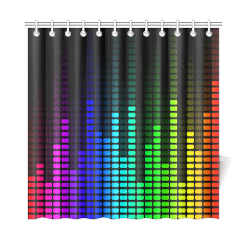 equalizer Shower Curtain 72"x72"