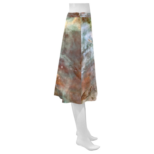 Nebula Carina Mnemosyne Women's Crepe Skirt (Model D16)