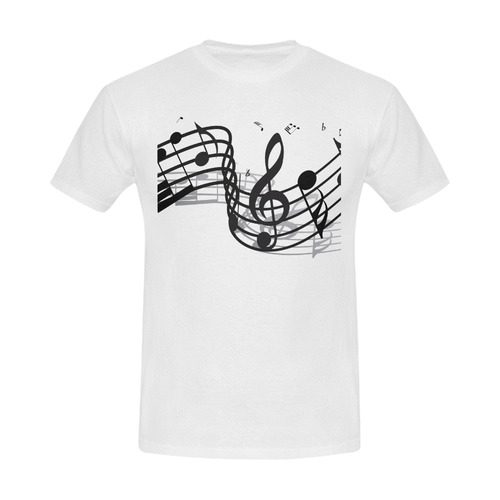Music Men's Slim Fit T-shirt (Model T13)
