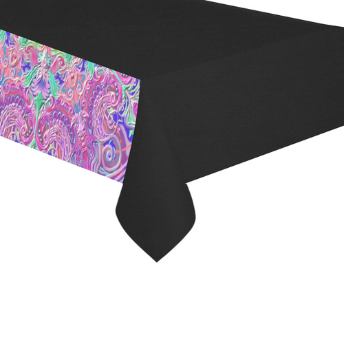mandala oct 2016-5 Cotton Linen Tablecloth 60"x 104"