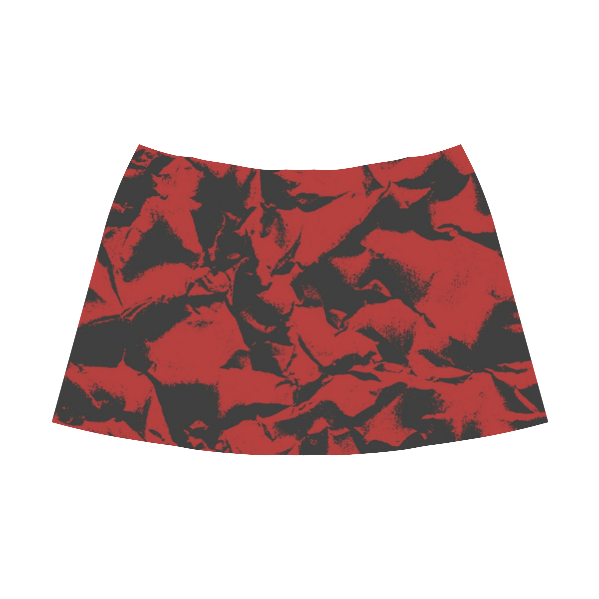 arruga falda Mnemosyne Women's Crepe Skirt (Model D16)