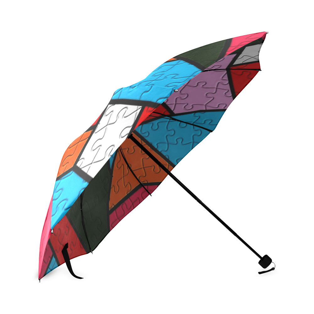 Puzzle Dream by Popart Lover Foldable Umbrella (Model U01)