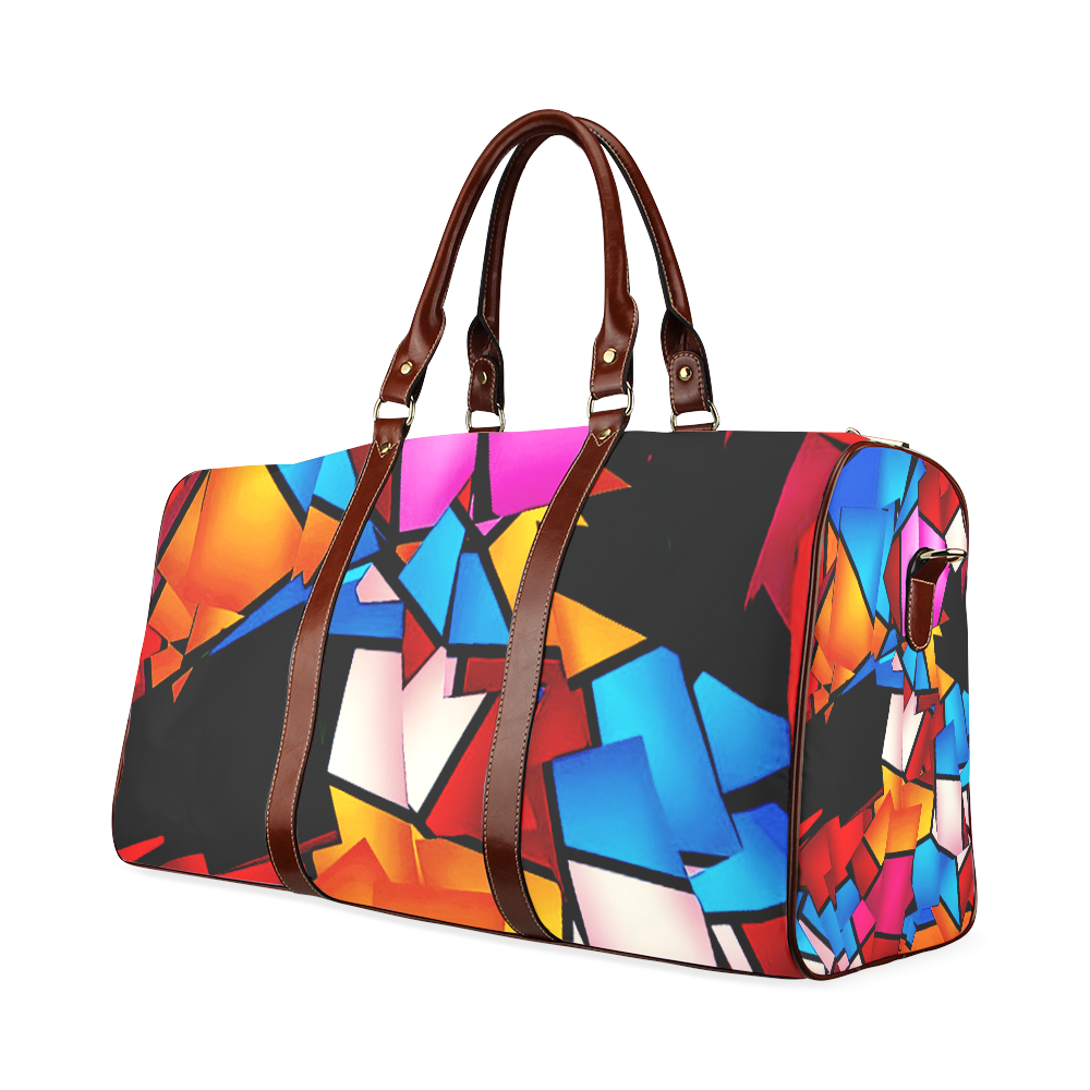 Lightning Pattern by Artdream Waterproof Travel Bag/Large (Model 1639)