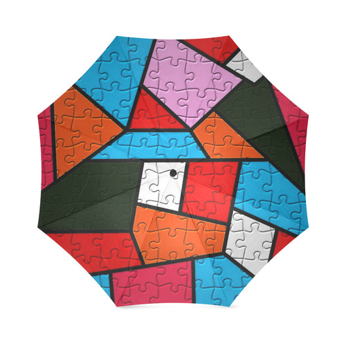 Puzzle Dream by Popart Lover Foldable Umbrella (Model U01)