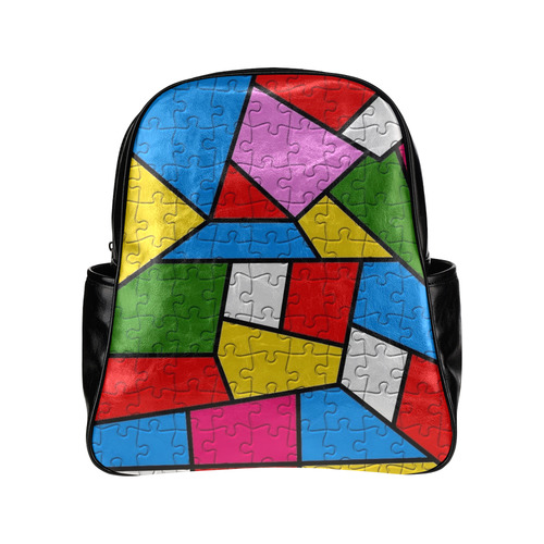 Puzzle Dream by Popart Lover Multi-Pockets Backpack (Model 1636)