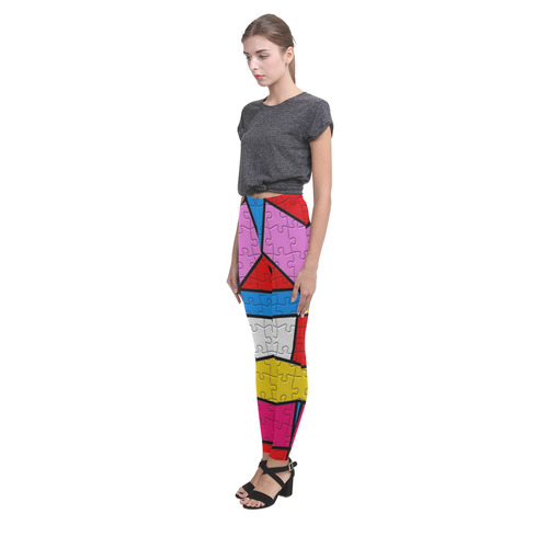 Puzzle Dream by Popart Lover Cassandra Women's Leggings (Model L01)