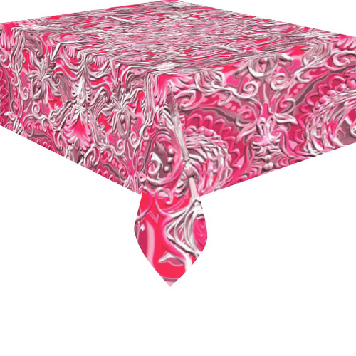 mandala oct 2016-17 Cotton Linen Tablecloth 52"x 70"