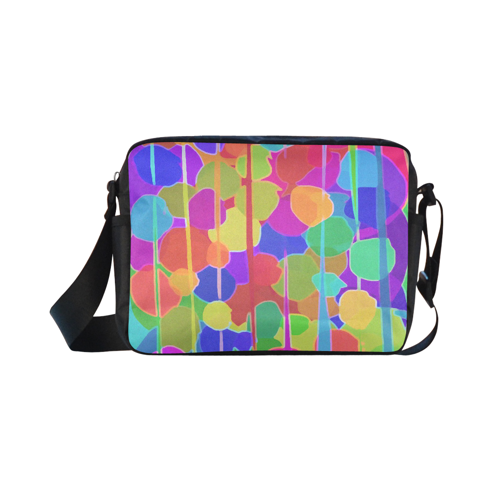 Holiday Ornaments Modern Colorful Abstract Art Classic Cross-body Nylon Bags (Model 1632)
