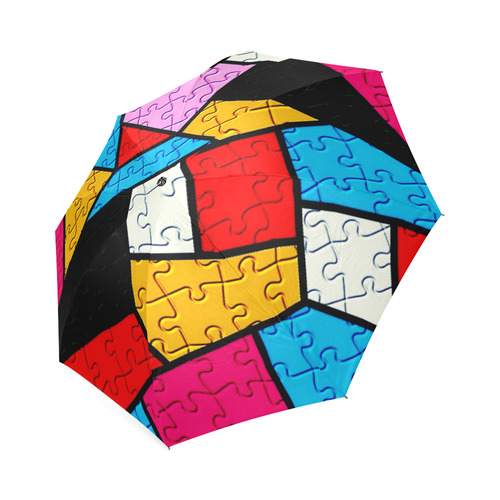 Puzzle Dream by Popart Lover Foldable Umbrella (Model U01)