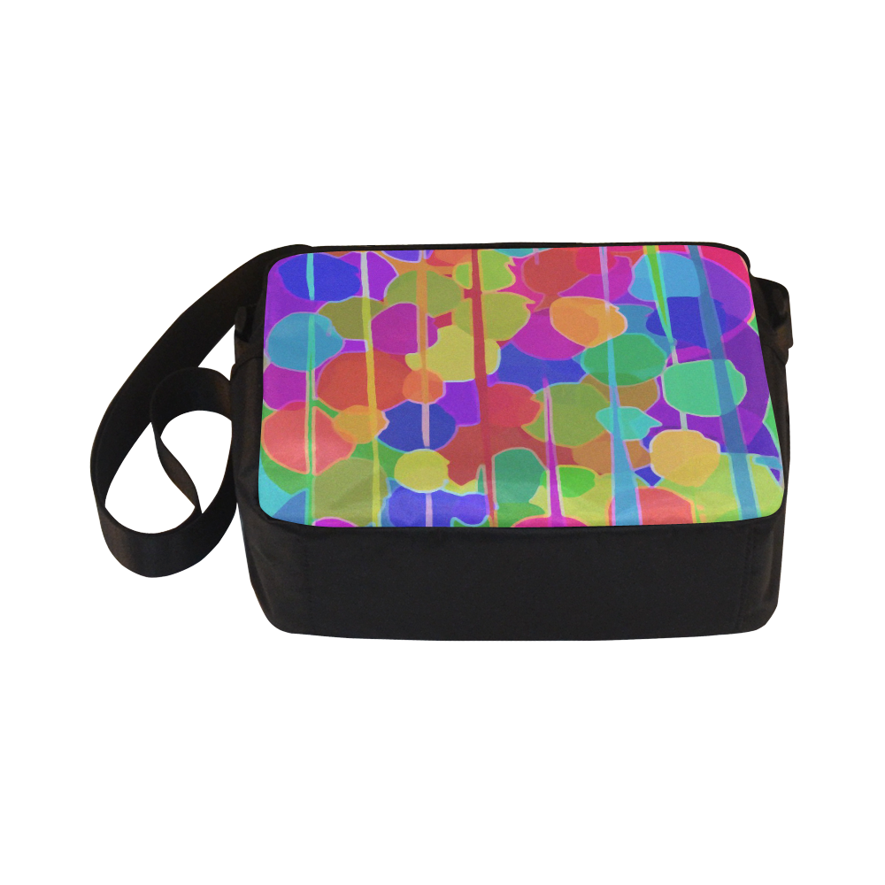 Holiday Ornaments Modern Colorful Abstract Art Classic Cross-body Nylon Bags (Model 1632)