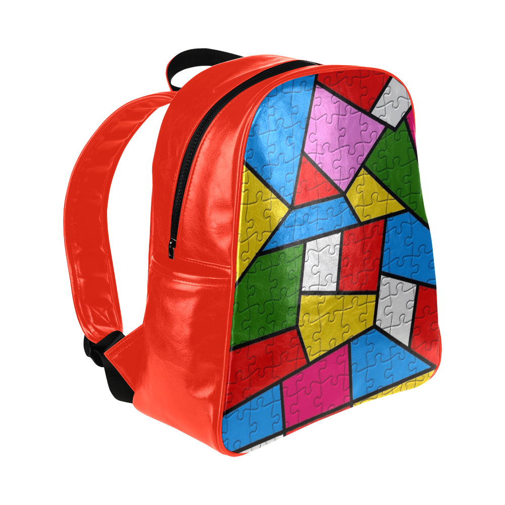 Puzzle Dream by Popart Lover Multi-Pockets Backpack (Model 1636)