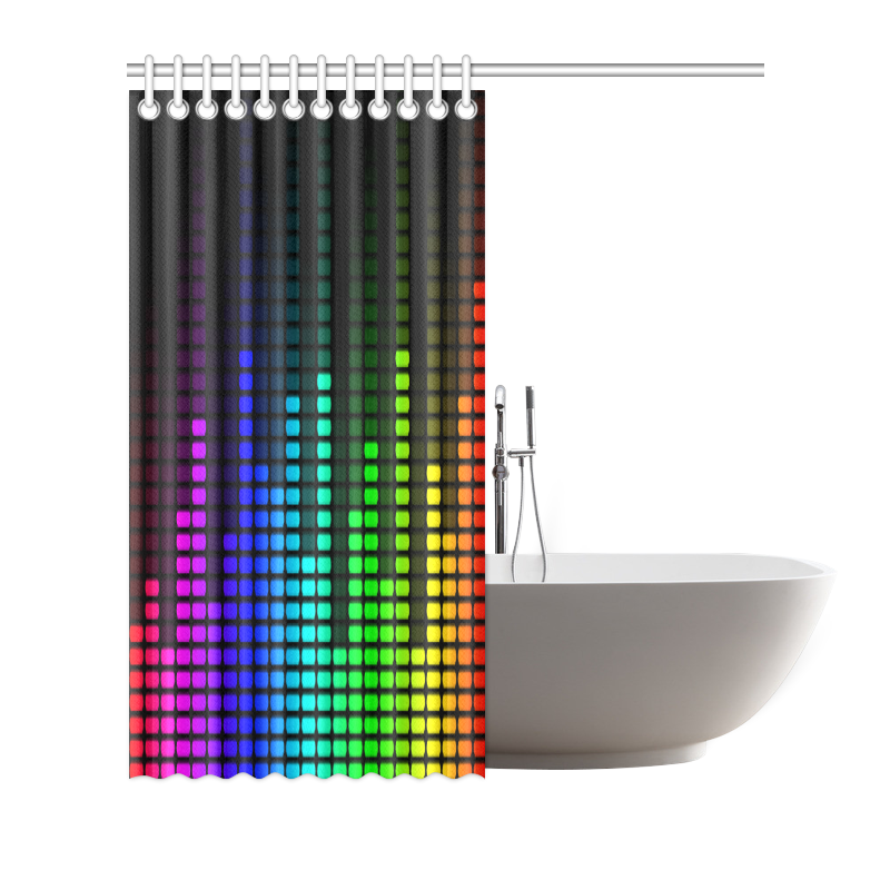 equalizer Shower Curtain 72"x72"