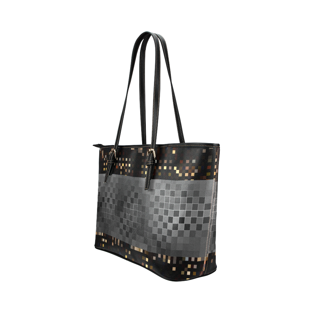 Zappy Mix Leather Tote Bag/Large (Model 1651)