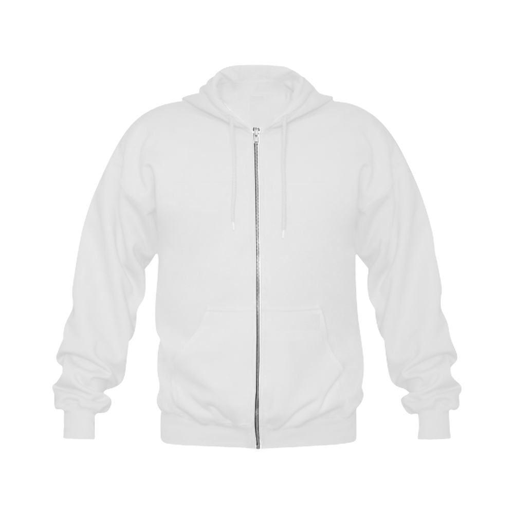 Music Gildan Full Zip Hooded Sweatshirt (Model H02)