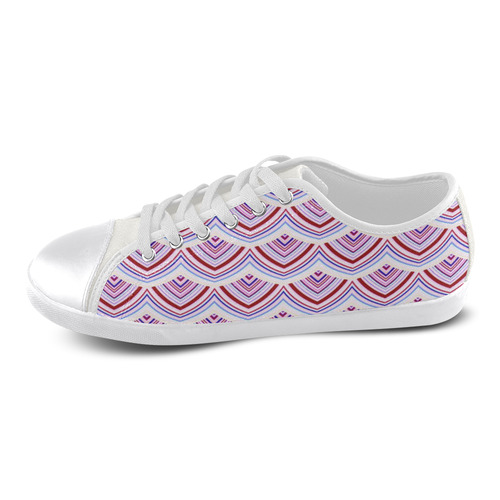 sweet pattern 19C Canvas Shoes for Women/Large Size (Model 016)