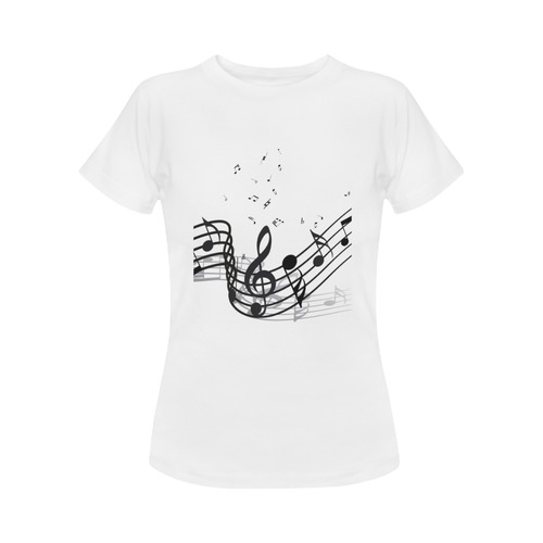 Music Women's Classic T-Shirt (Model T17）