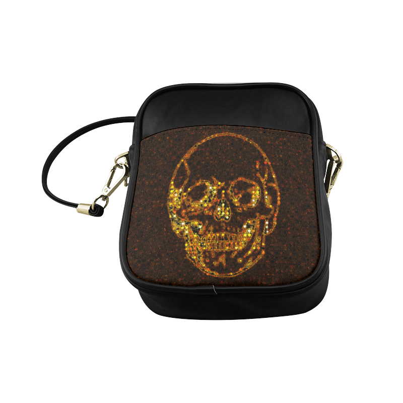 golden skull Sling Bag (Model 1627)