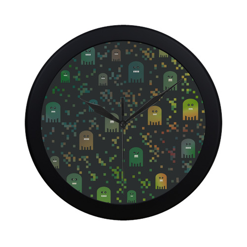 Pac Video Game Men Circular Plastic Wall clock