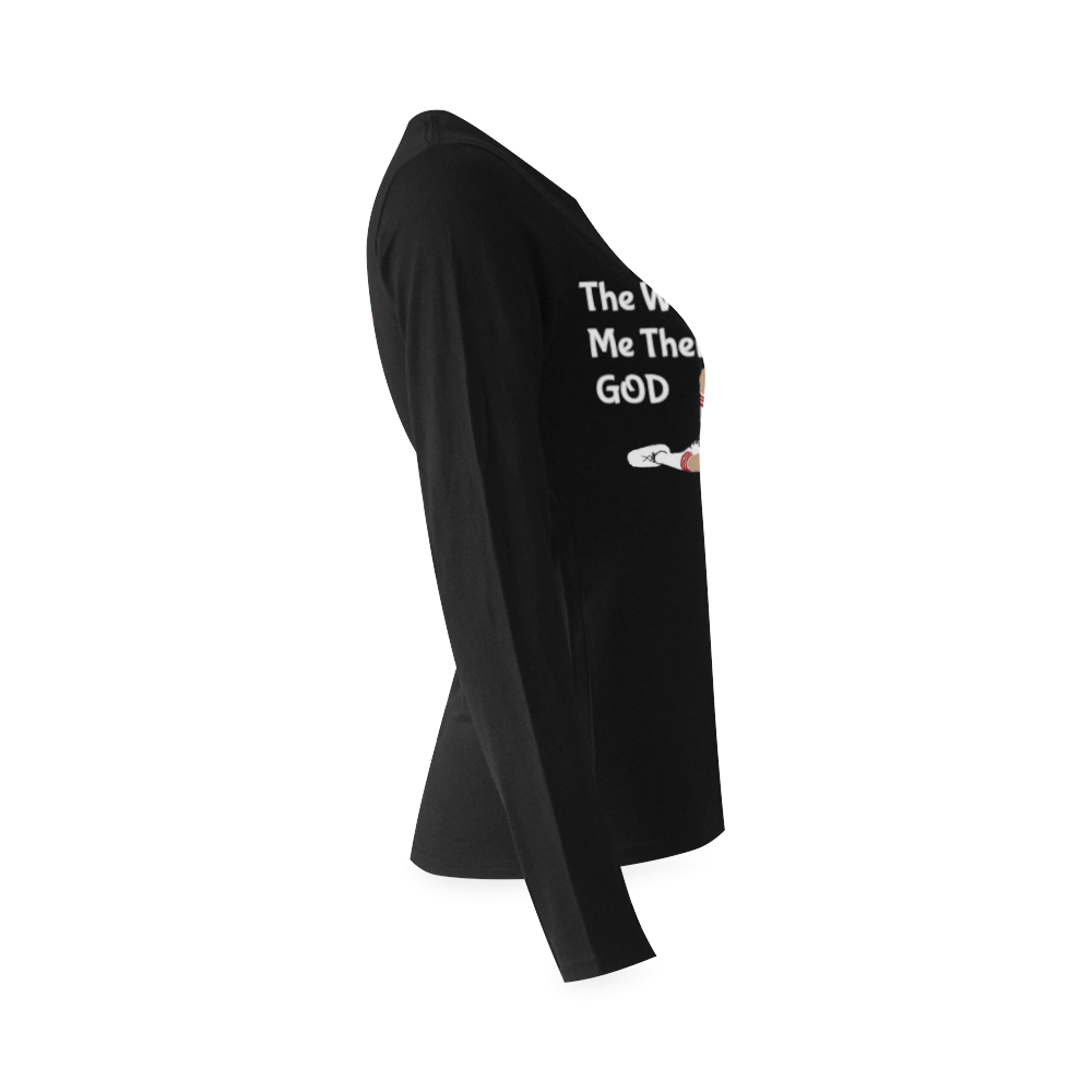 Whistle God Sunny Women's T-shirt (long-sleeve) (Model T07)
