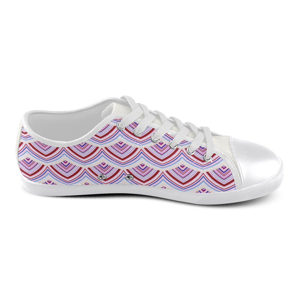 sweet pattern 19C Canvas Shoes for Women/Large Size (Model 016)