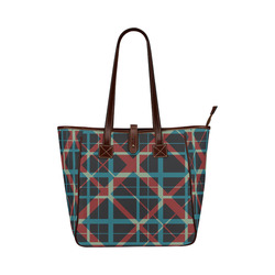 Plaid I Hipster Style  Shoulder Bag Purse Classic Tote Bag (Model 1644)