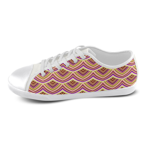 sweet pattern 19F Canvas Shoes for Women/Large Size (Model 016)