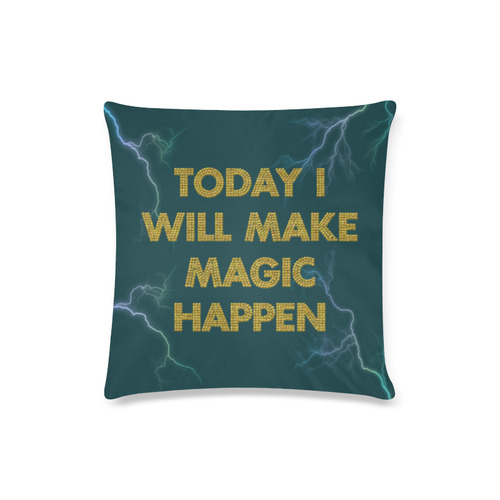today I will make magic Custom Zippered Pillow Case 16"x16"(Twin Sides)