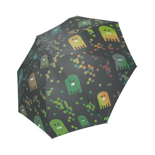 Pac Video Game Men Foldable Umbrella (Model U01)