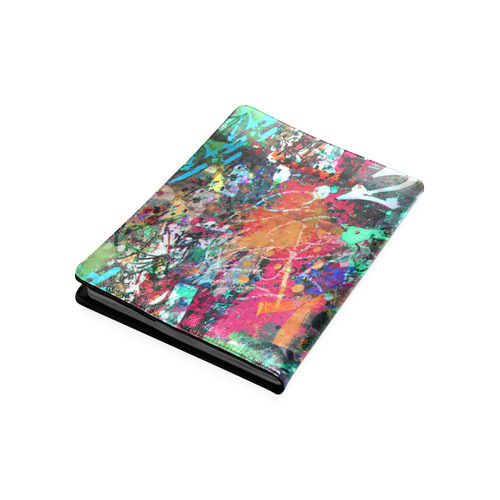 Graffiti Wall and Paint Splatter Custom NoteBook B5