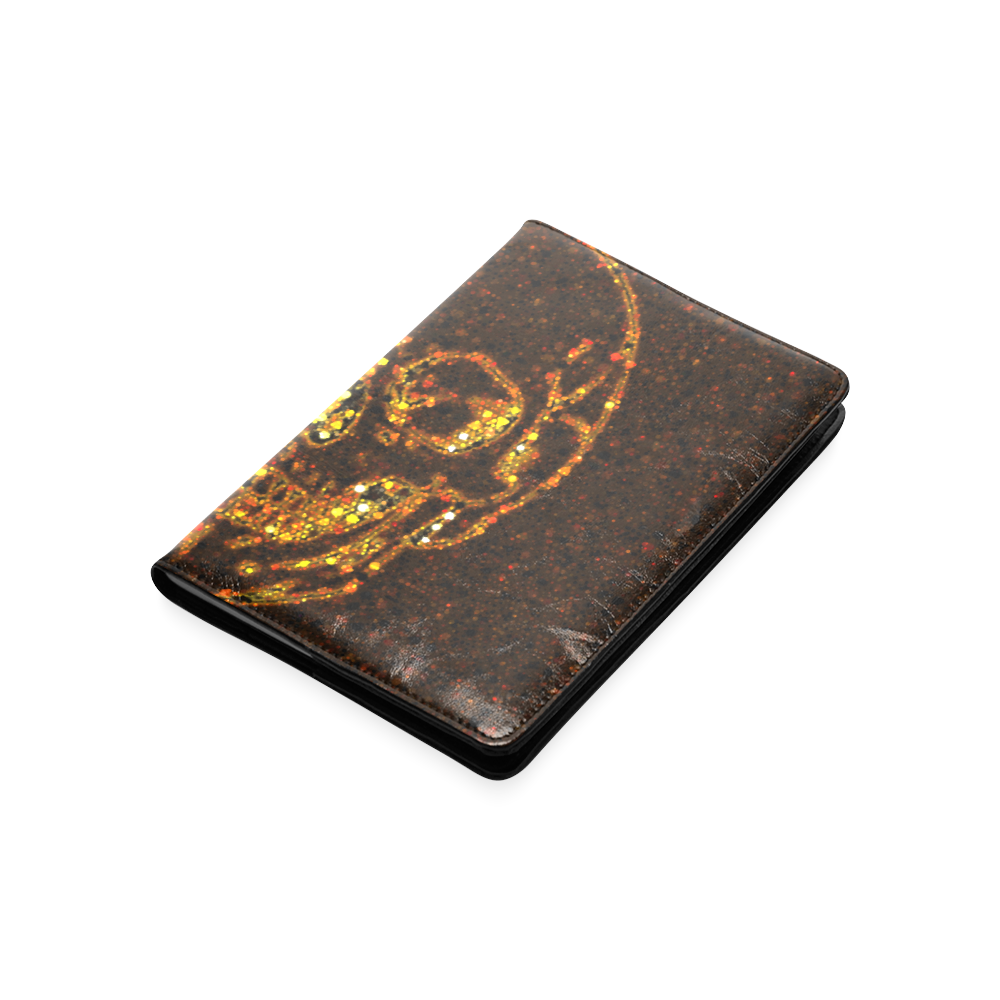 golden skull Custom NoteBook A5