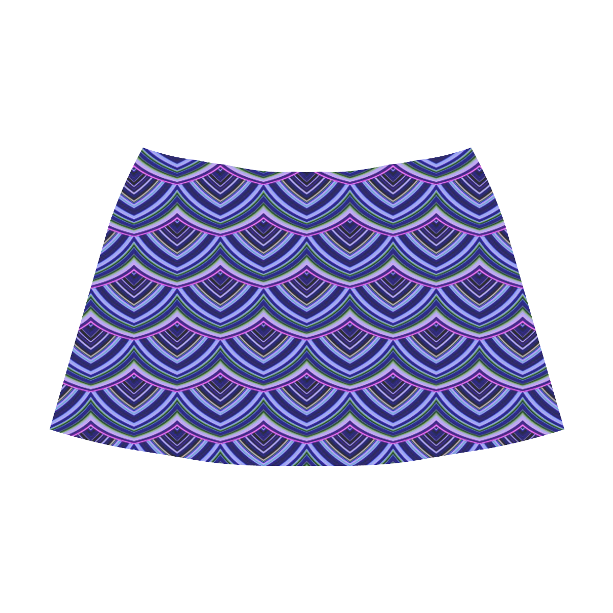 sweet pattern 19B Mnemosyne Women's Crepe Skirt (Model D16)