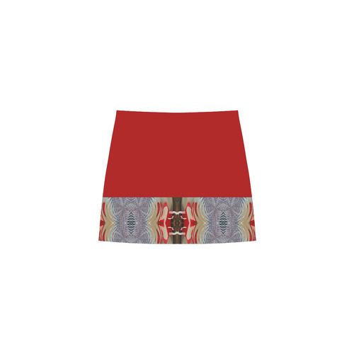 winter moods-Annabellerockz-red-dress Eos Women's Sleeveless Dress (Model D01)