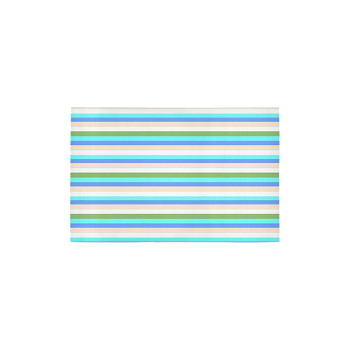 Beach Color Stripes of Sint Maarten Area Rug 2'7"x 1'8‘’
