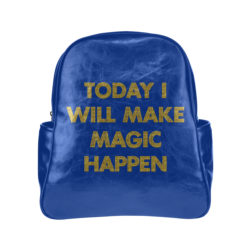 today I will make magic Multi-Pockets Backpack (Model 1636)