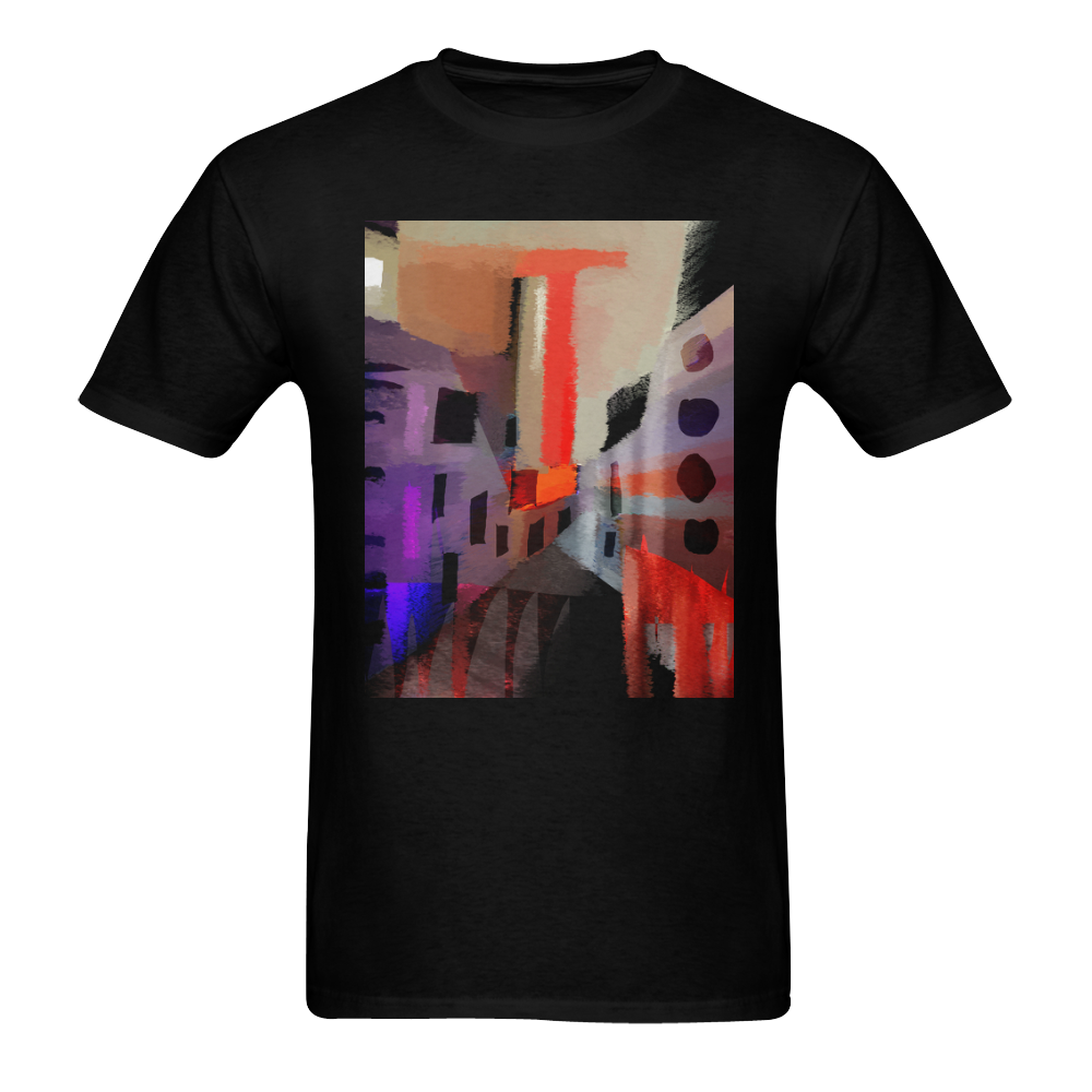camiseta ciudad Sunny Men's T- shirt (Model T06)