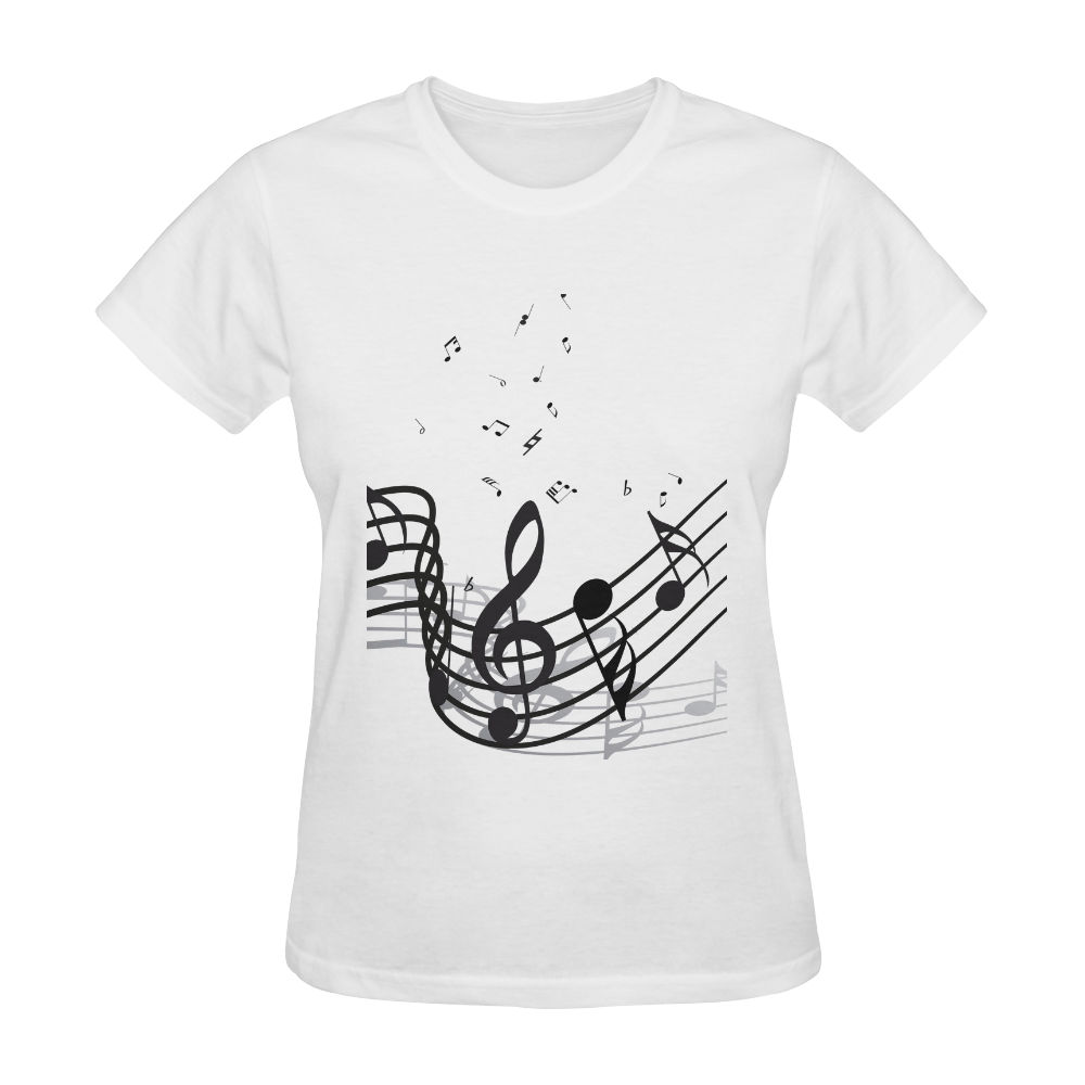 Music Sunny Women's T-shirt (Model T05)