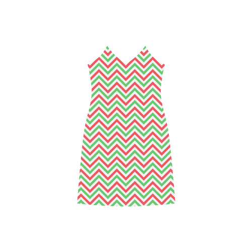 Pattern 20161003 V-Neck Open Fork Long Dress(Model D18)