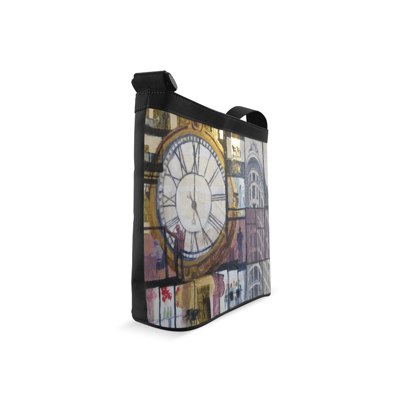 Flatiron and 5th Ave Clock Crossbody Bags (Model 1613)