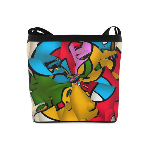 Cylindrical Mirror by Popart Lover Crossbody Bags (Model 1613)