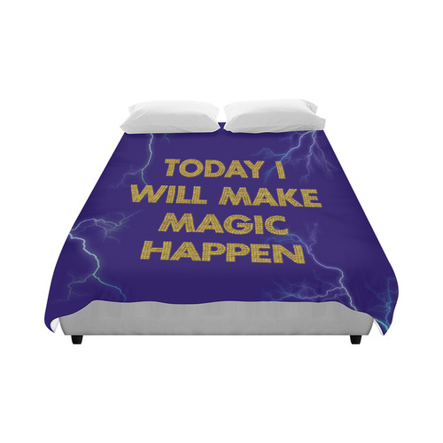 today I will make magic Duvet Cover 86"x70" ( All-over-print)