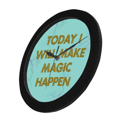 today I will make magic Circular Plastic Wall clock