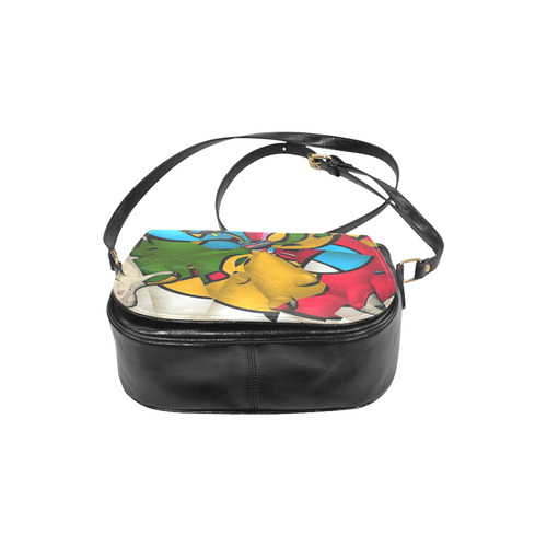 Cylindrical Mirror by Popart Lover Classic Saddle Bag/Small (Model 1648)